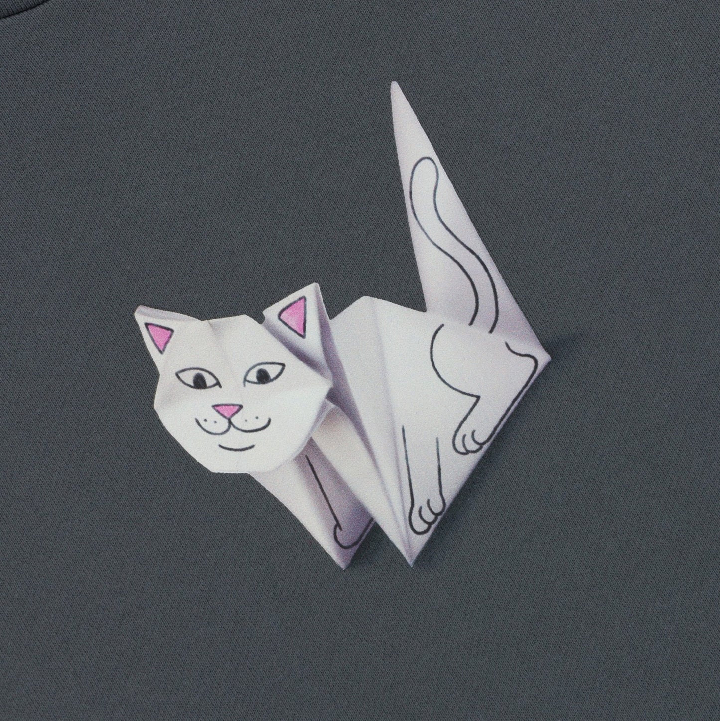 Origami Hoodie (Charcoal) - Ripndip
