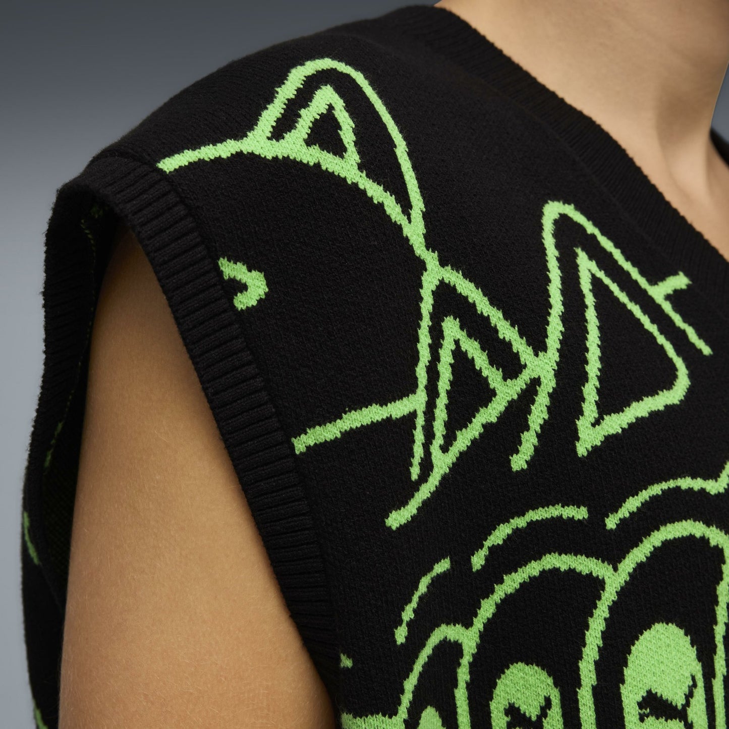 PUMA X RIPNDIP Knitted Vest (Puma Black) - Ripndip