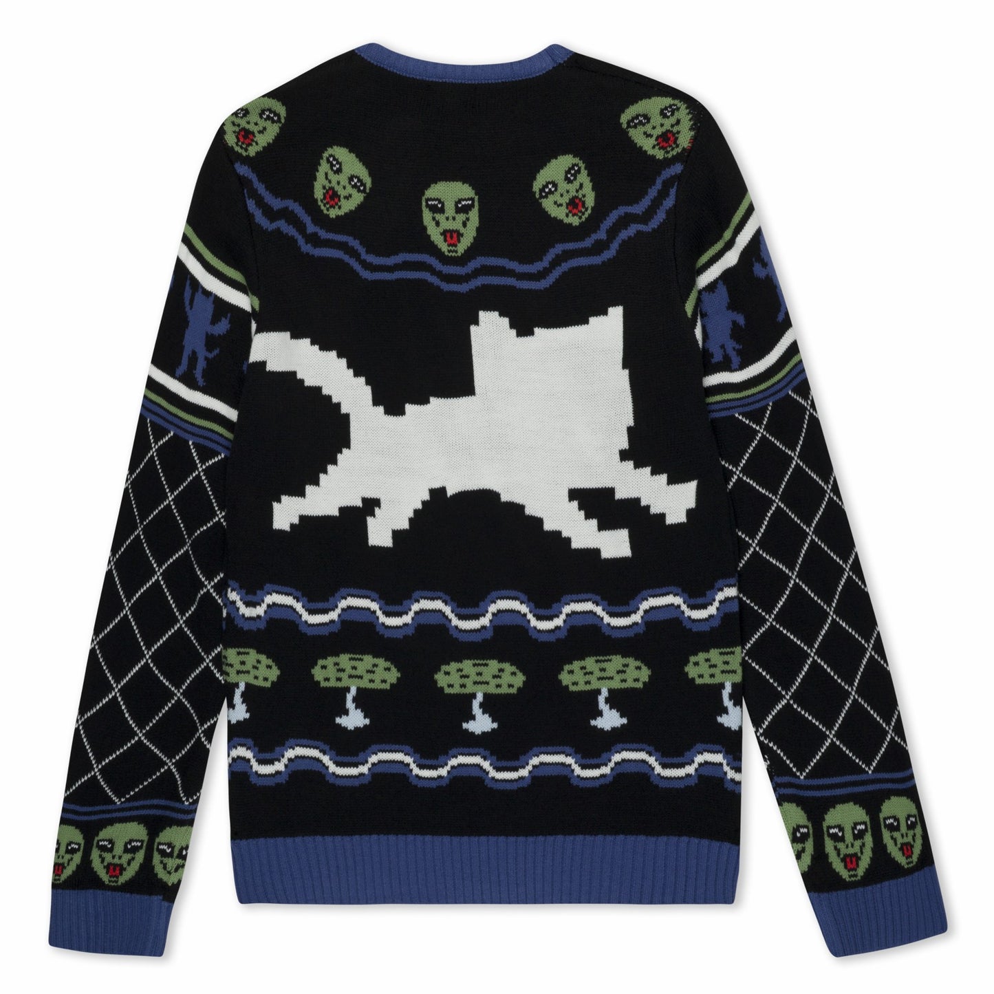 Out Of This World Knit Sweater (Black) - Ripndip