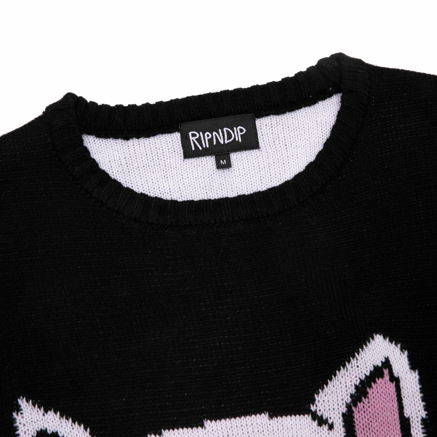 Lord Nermal Flippy Knitty Sweater (Black) - Ripndip