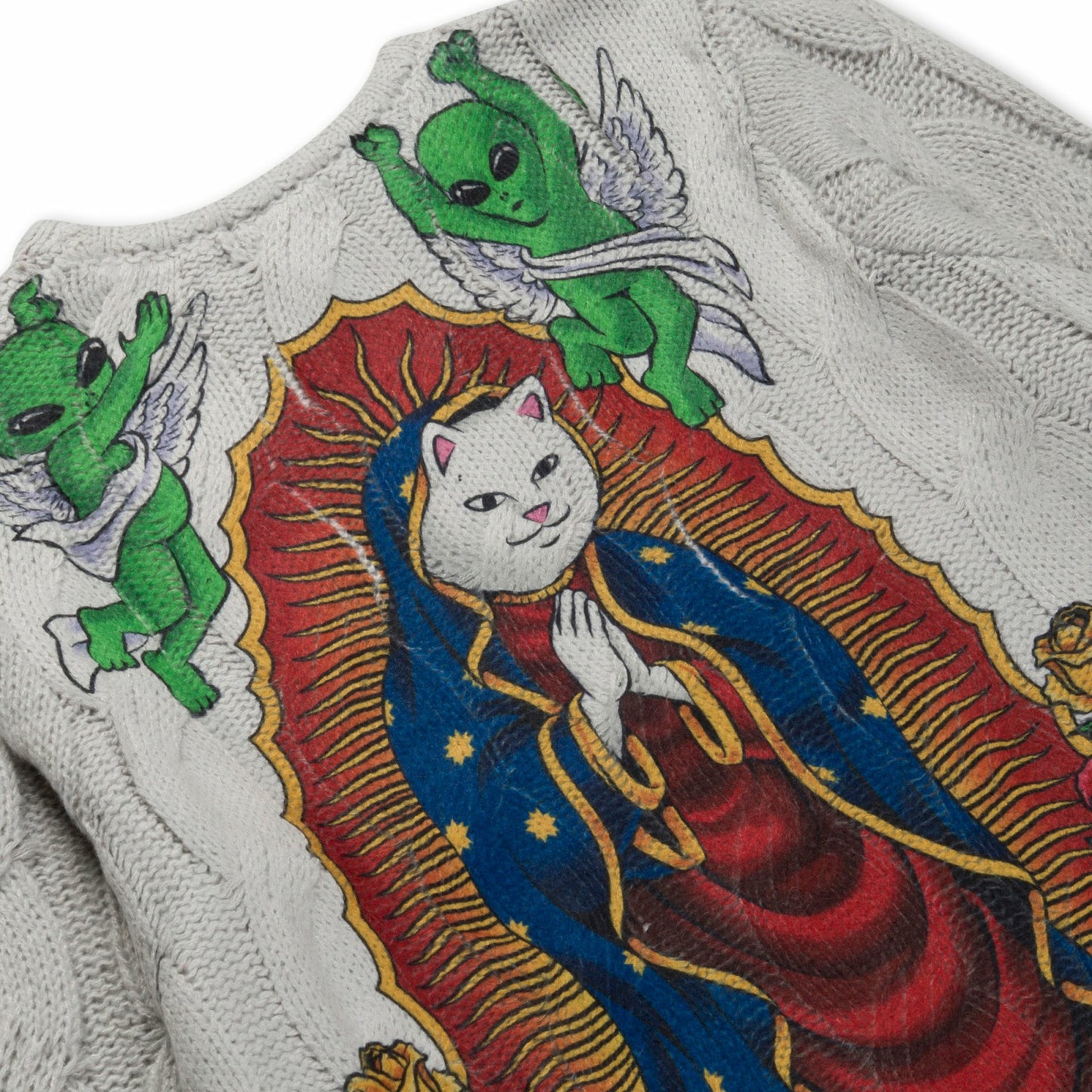 Mother Nerm Knit Sweater (Grey) - Ripndip