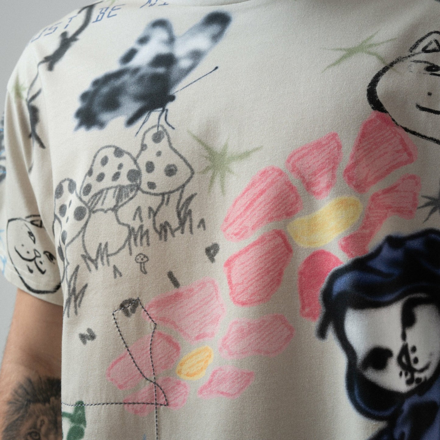 Goosebumps Tee (Bone) - Ripndip