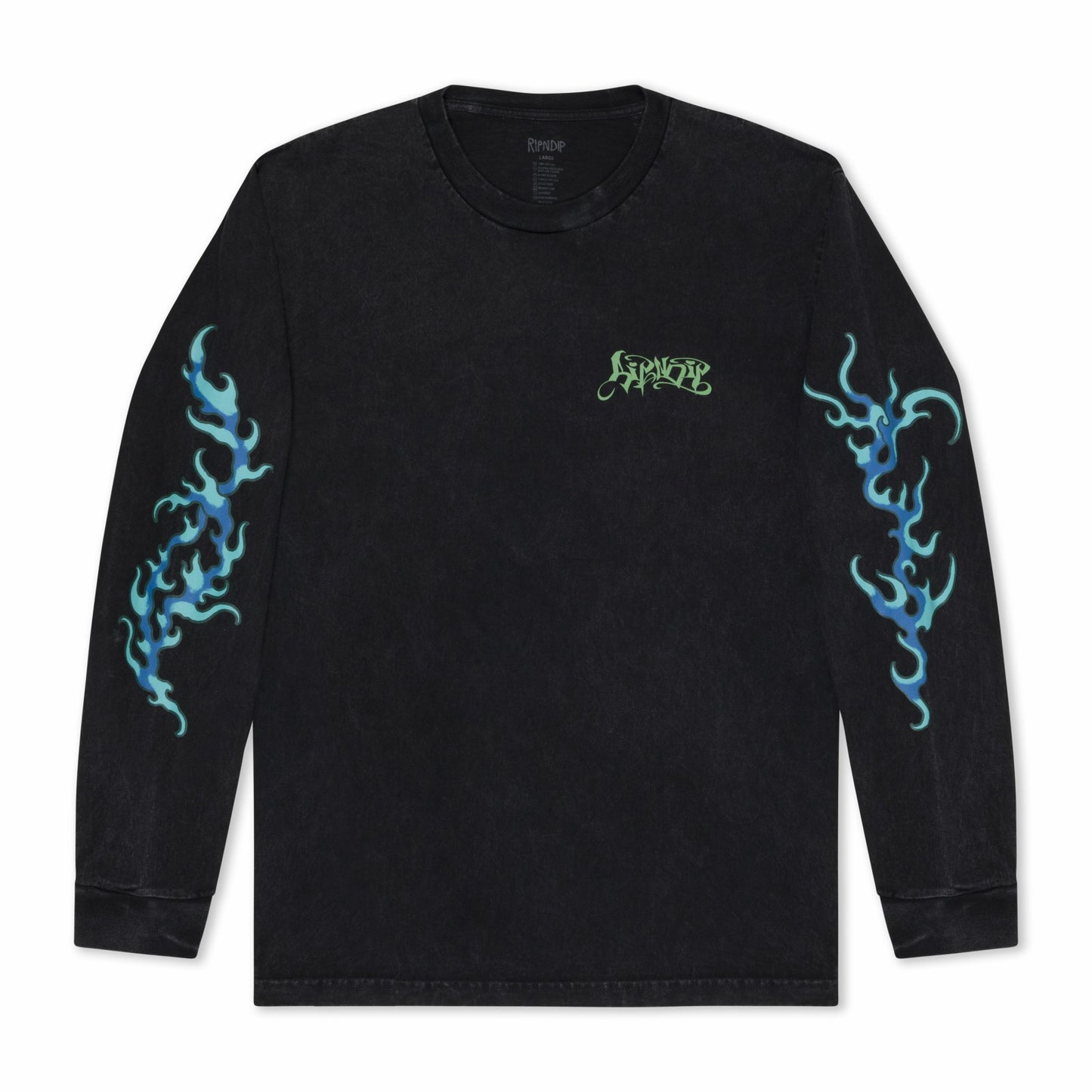 Squabble Up Long Sleeve (Black Wash) - Ripndip