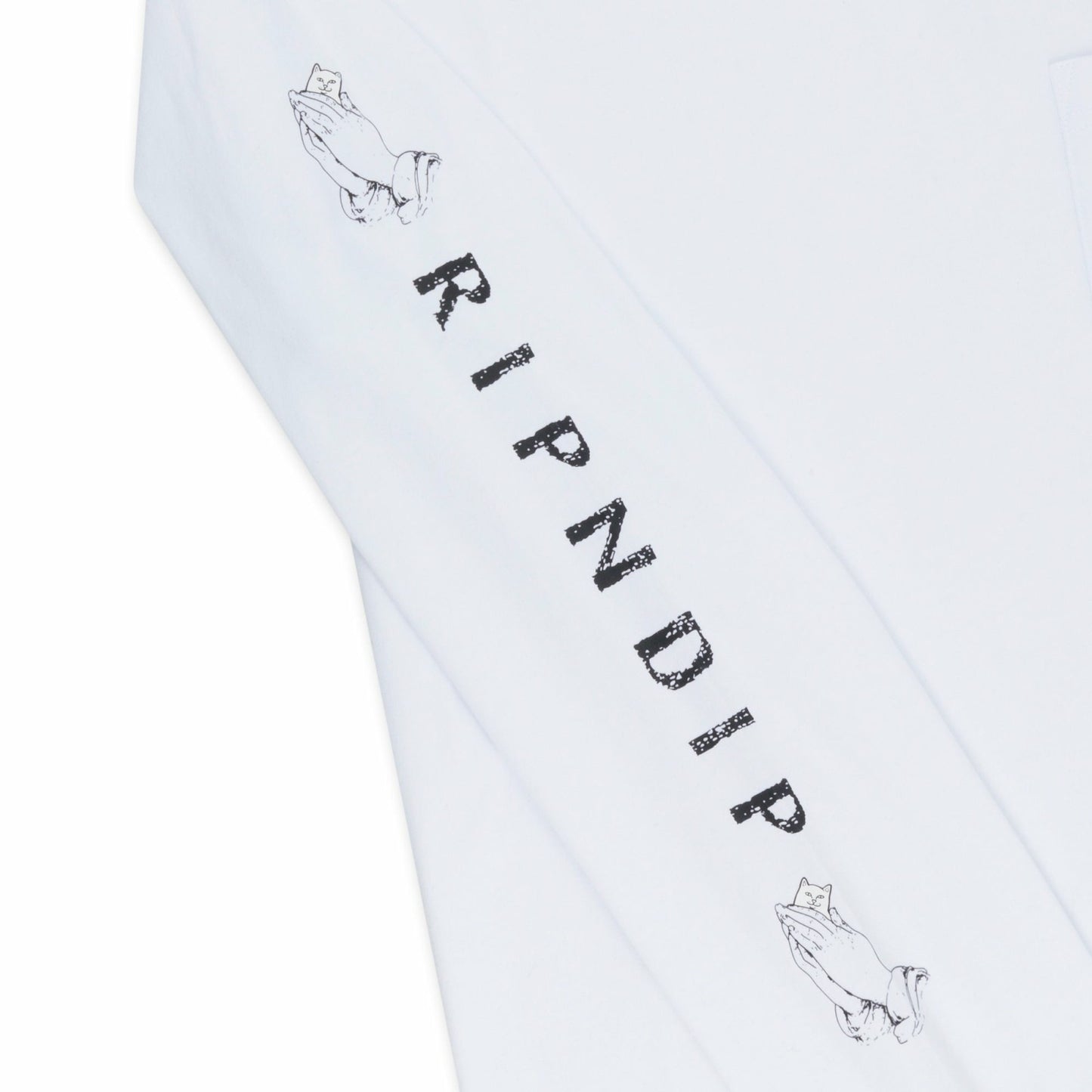 Lord Nermal L/S Pocket Tee (White) - Ripndip