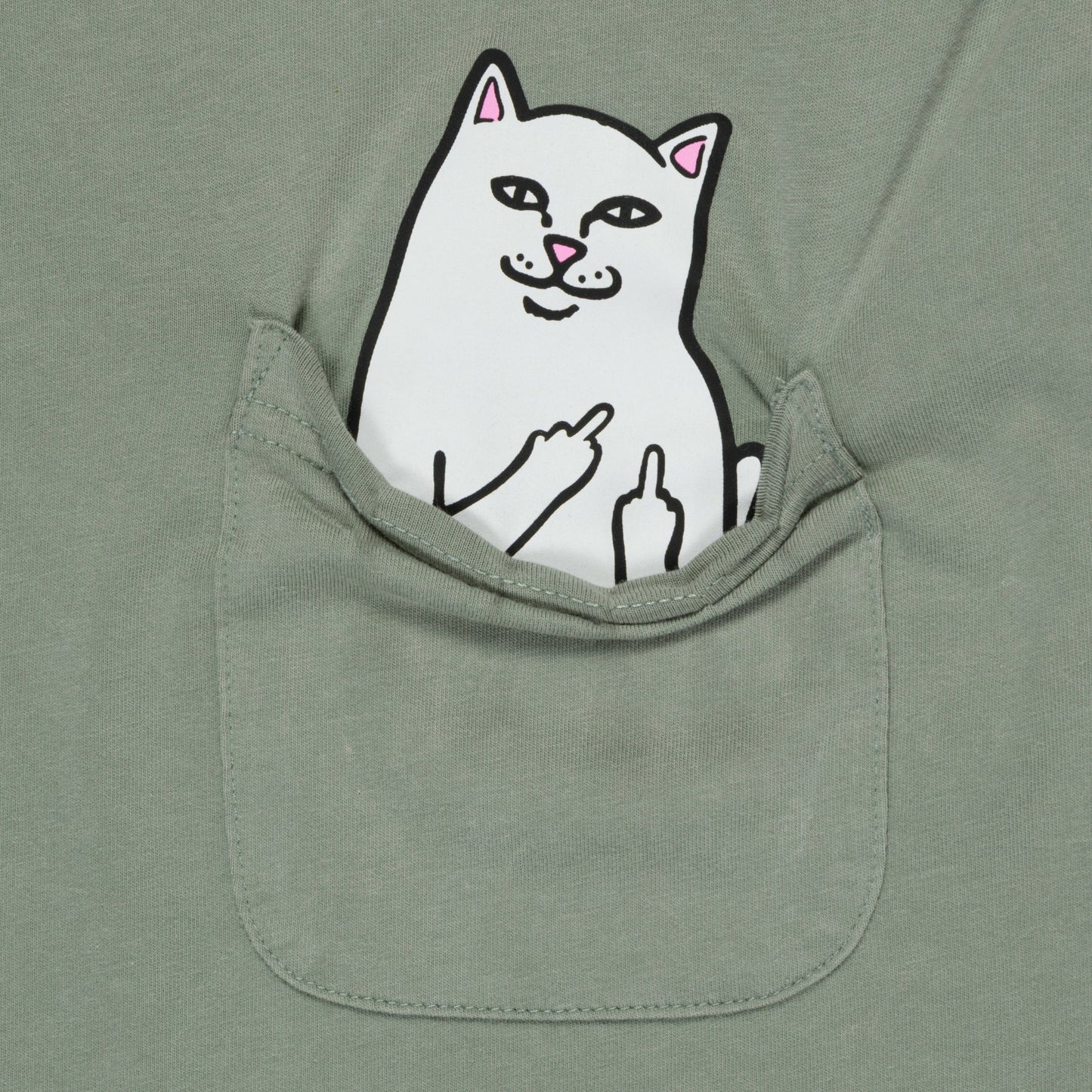 Lord Nermal Pocket Tee (Sage Vintage Wash) - Ripndip
