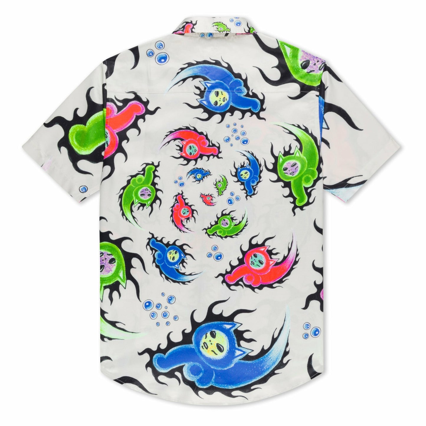 Ember Short Sleeve Button Up (Dusty Grey) - Ripndip