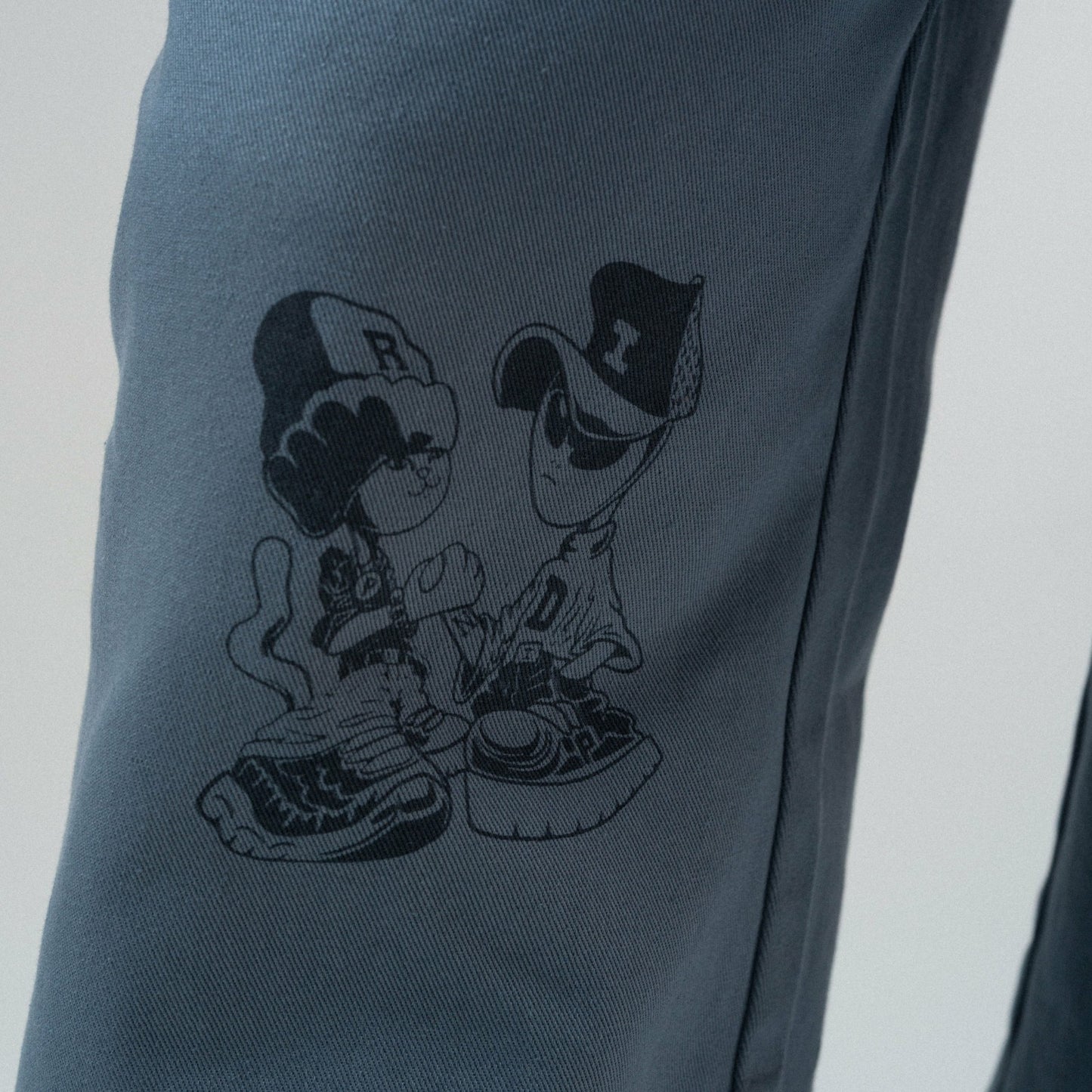 Westside Wide Fit Pants (Slate) - Ripndip
