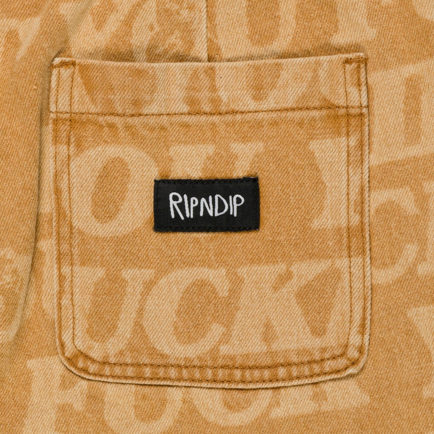 F.U.F.F. Washed Denim Pants (Light Brown Denim) - Ripndip
