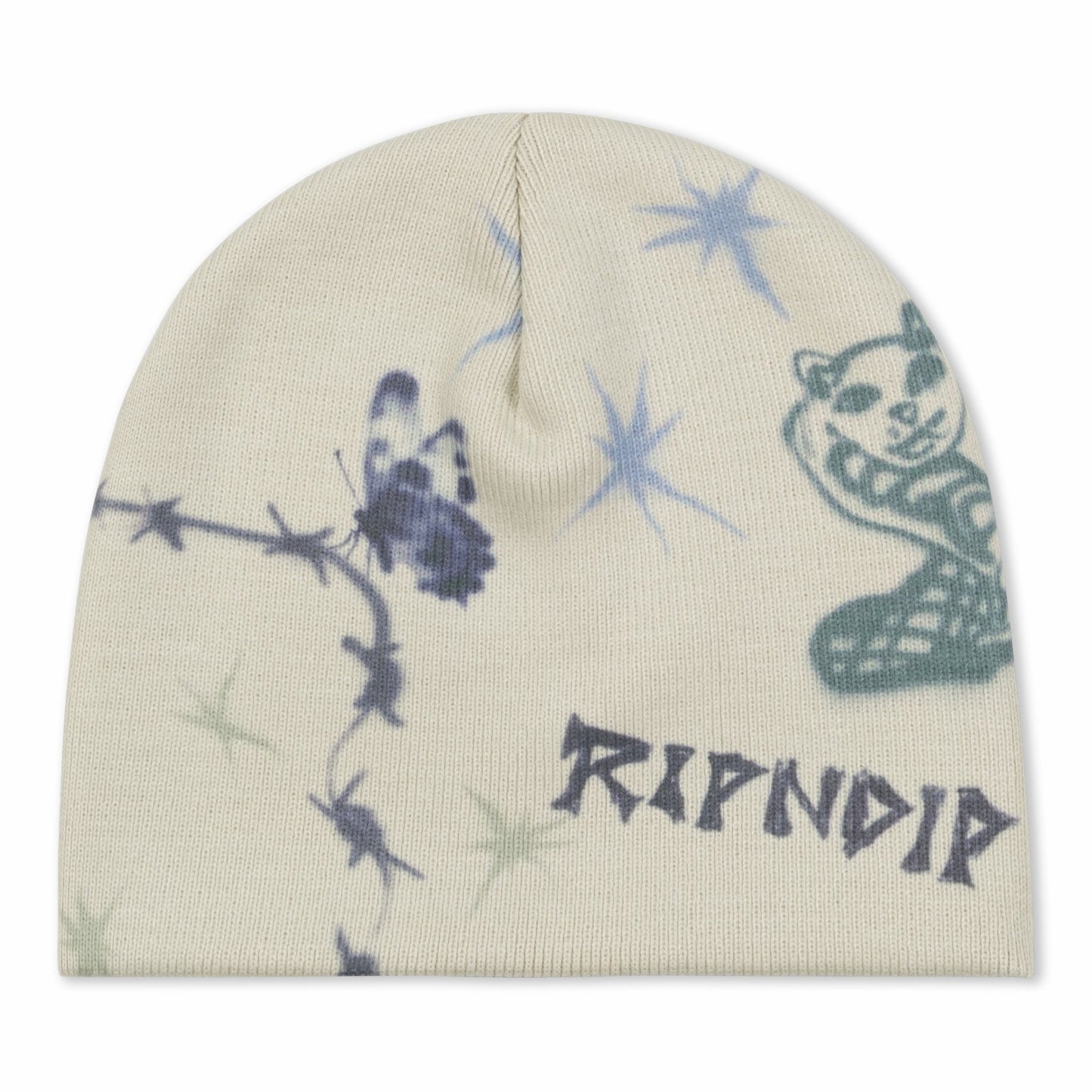 Goosebumps Skull Beanie (Bone) - Ripndip