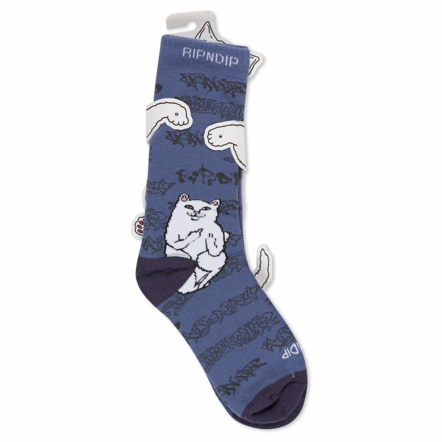Lord Nermal Ghost Socks (Slate) - Ripndip