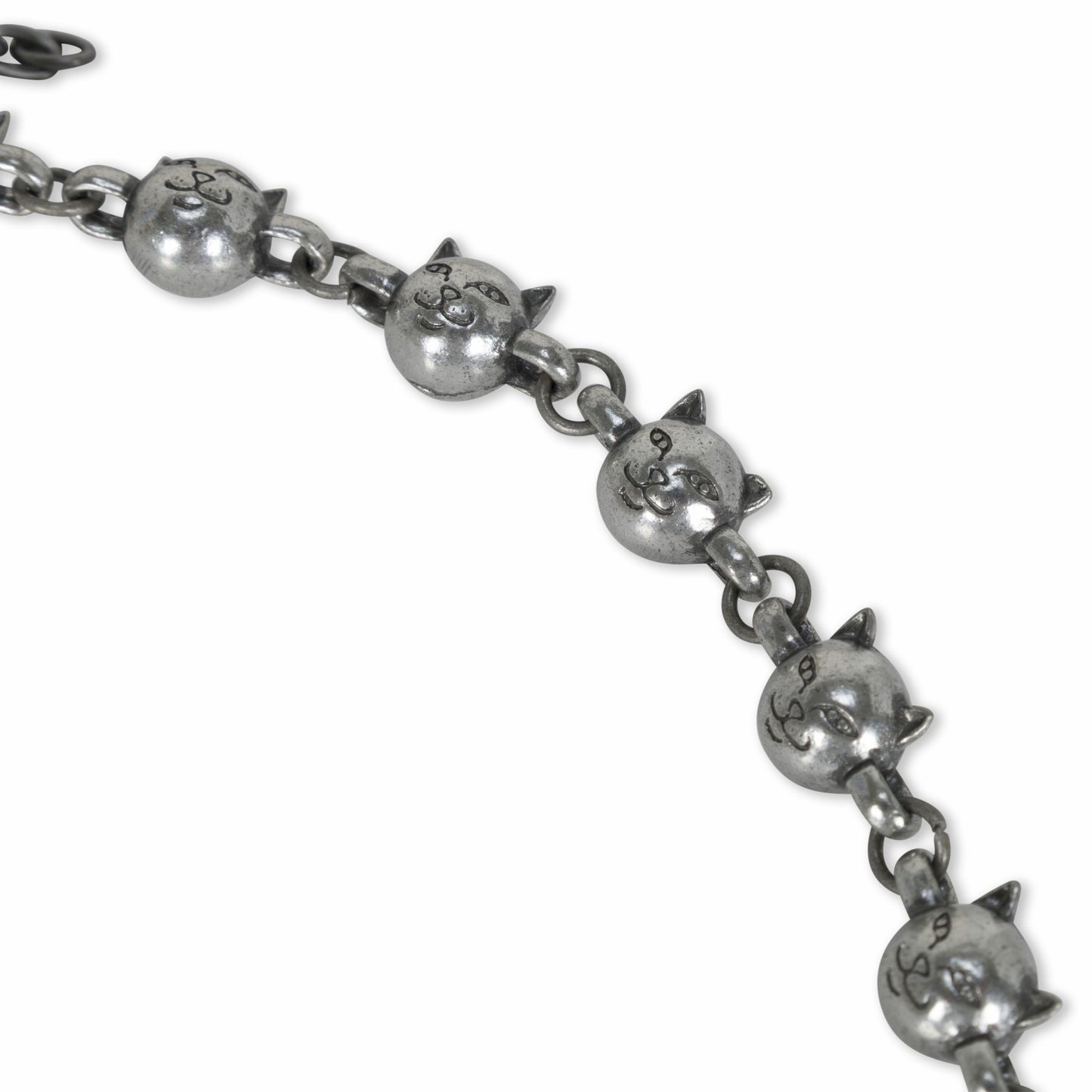 Lord Nermal Ball and Chain Necklace (Silver) - Ripndip