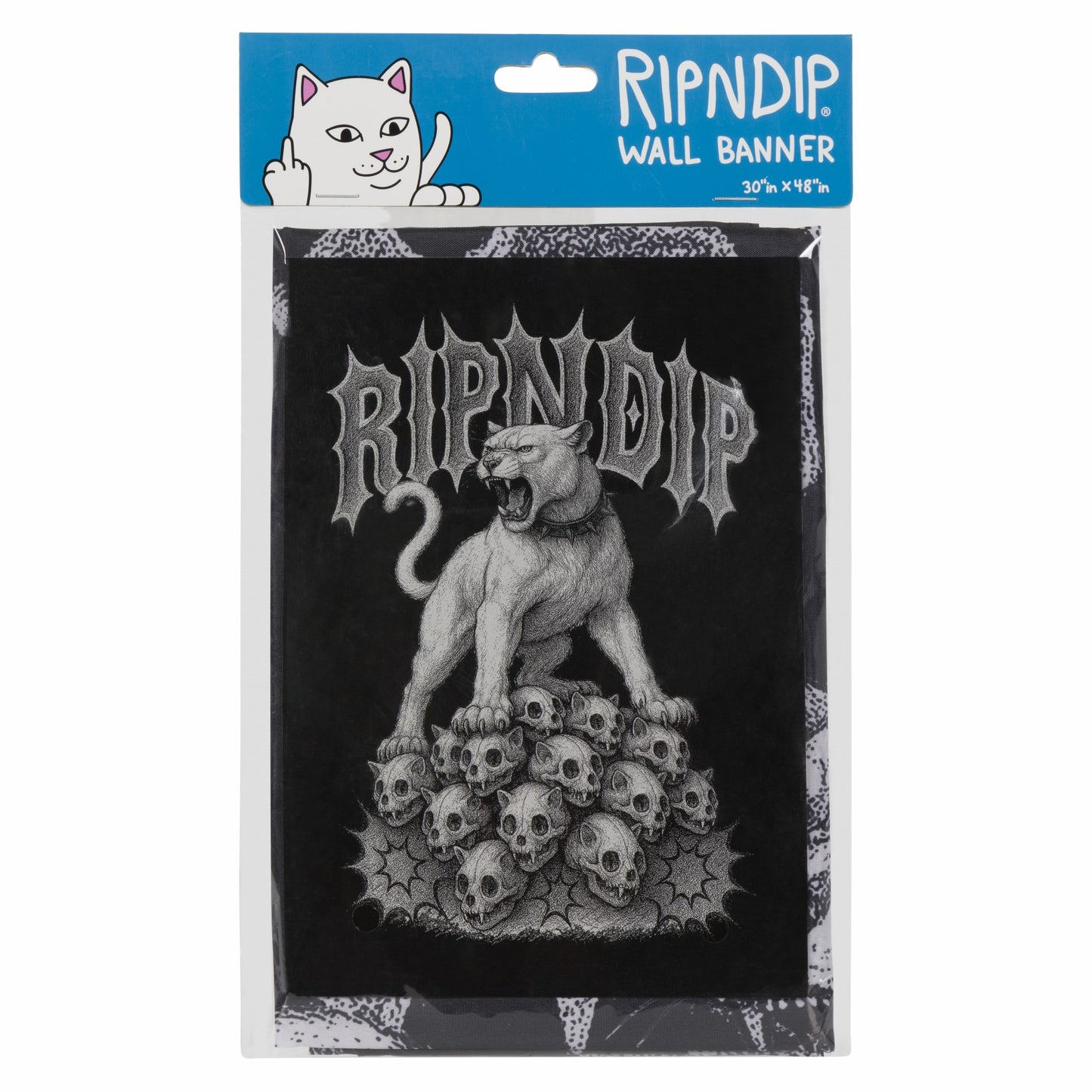 Wasteland Wall Banner (Black) - Ripndip