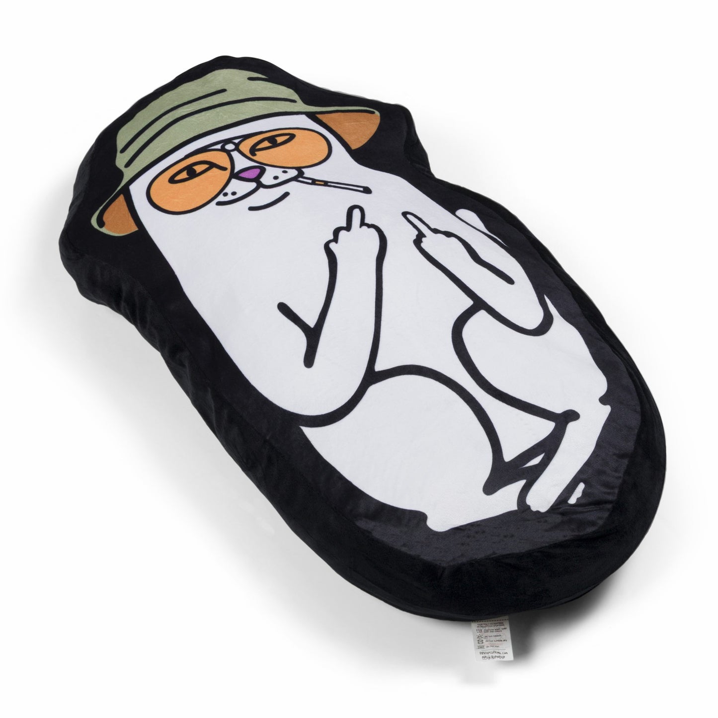 Nermal S Thompson Pillow (Black) - Ripndip
