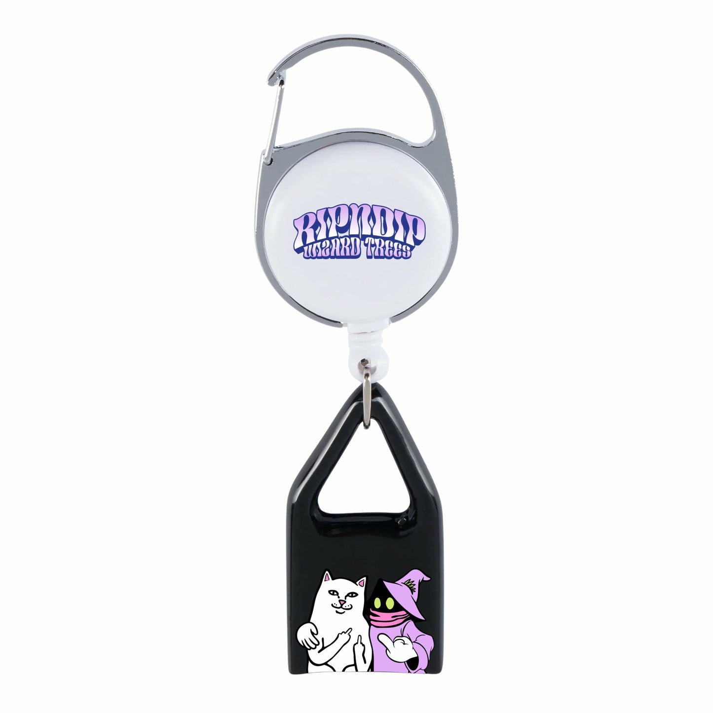Wizard Trees BFF's Retractable Keychain (Black) - Ripndip