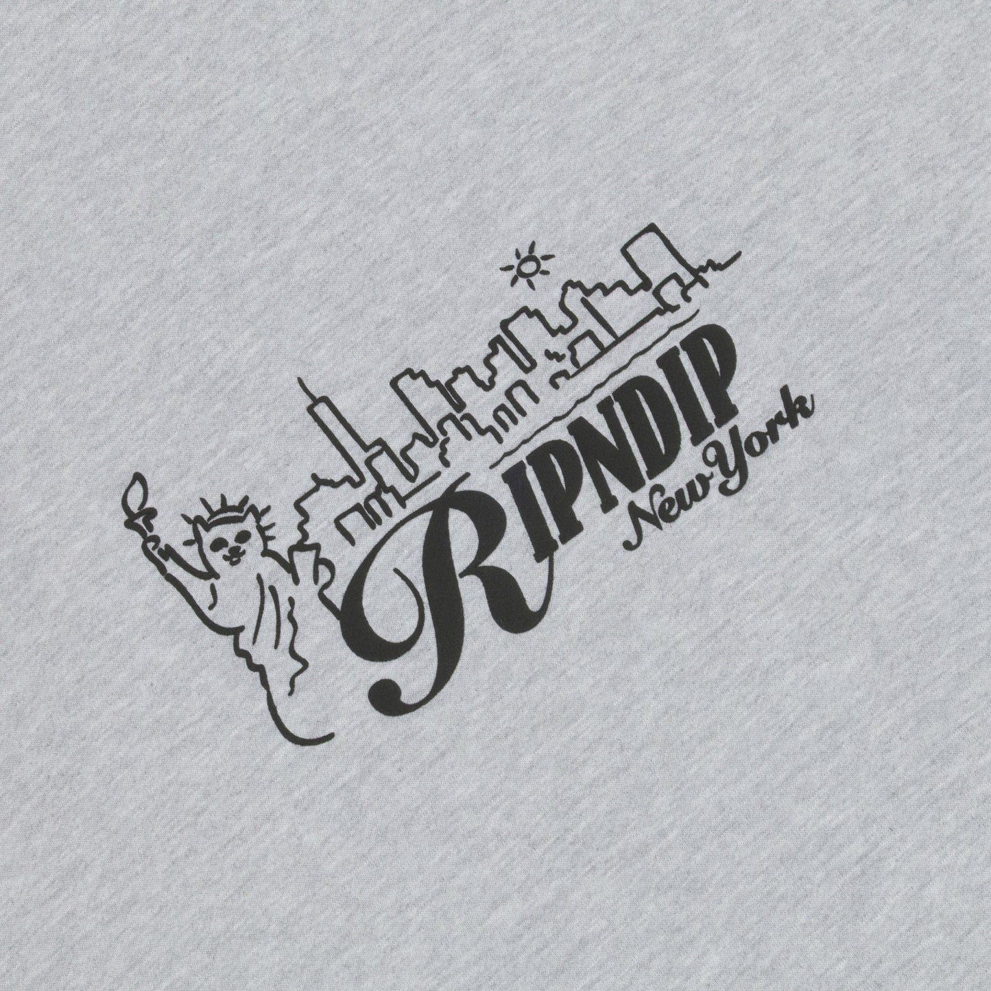 NYC Skyline Hoodie (Ash Heather) - Ripndip
