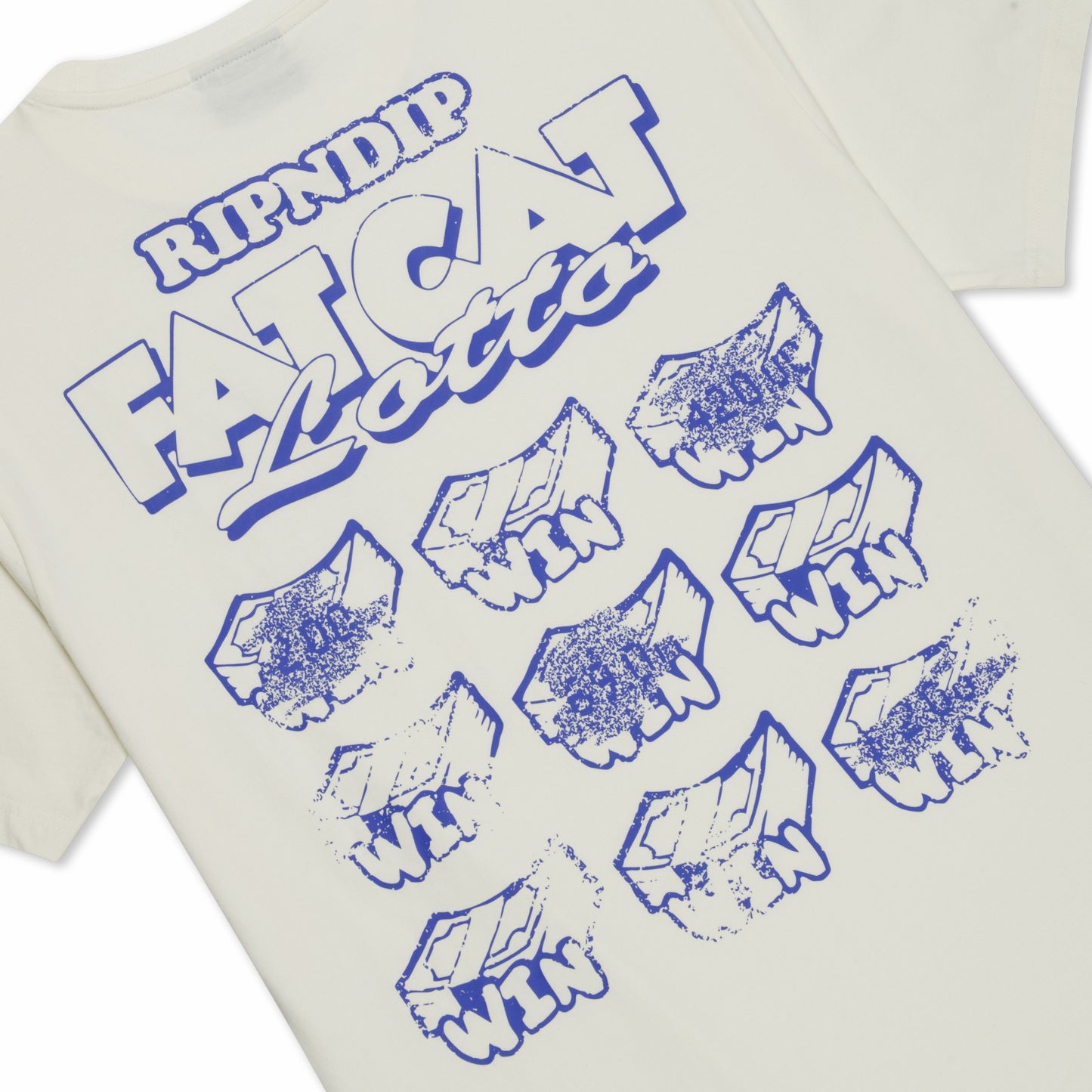 Fat Cat Tee (Bone) - Ripndip
