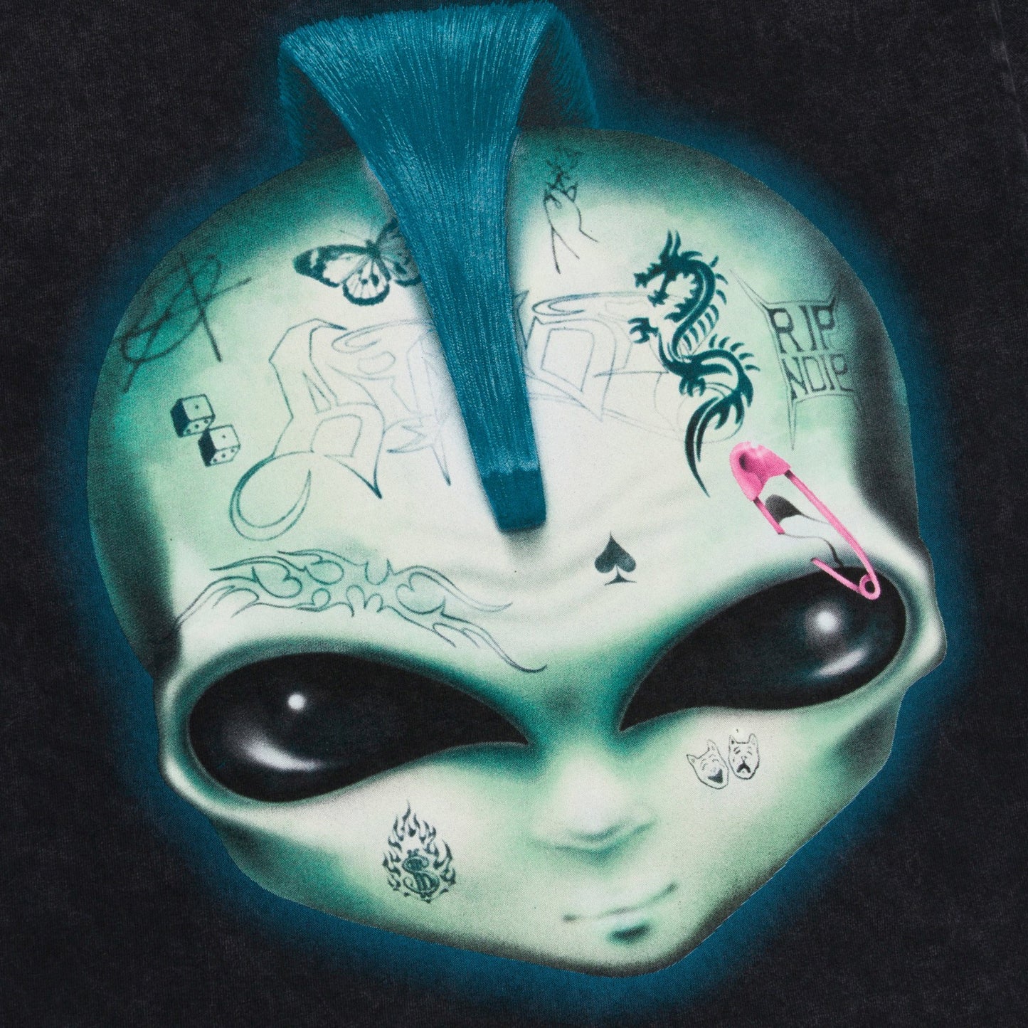 Squabble Up Tee (Black Vintage Wash) - Ripndip