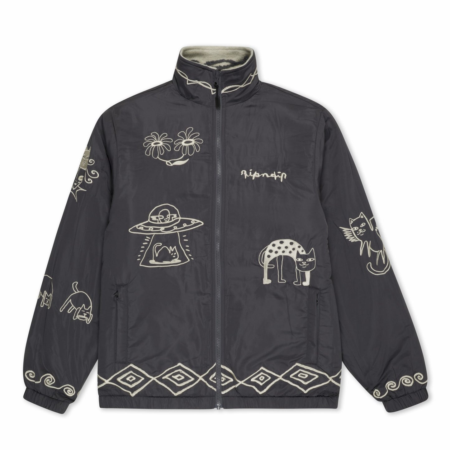 Blonded Reversible Jacket (Sand / Charcoal) - Ripndip