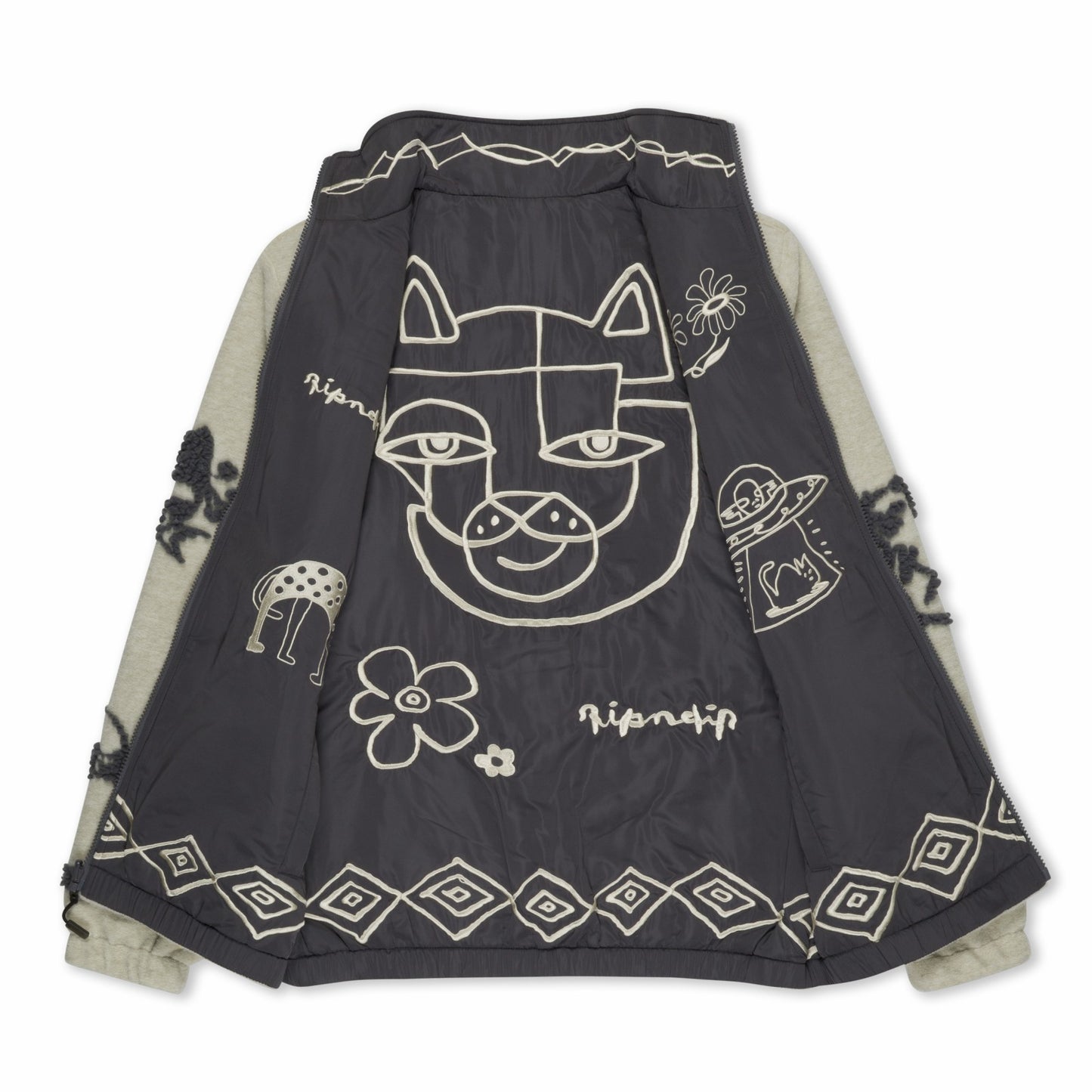 Blonded Reversible Jacket (Sand / Charcoal) - Ripndip