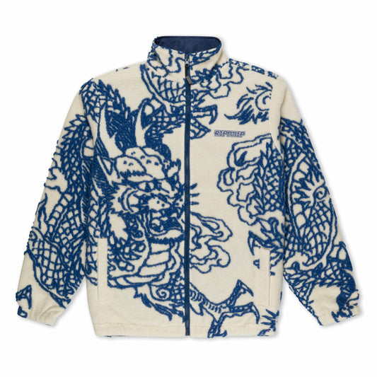 Haku Reversible Jacket (Off White/Navy) - Ripndip
