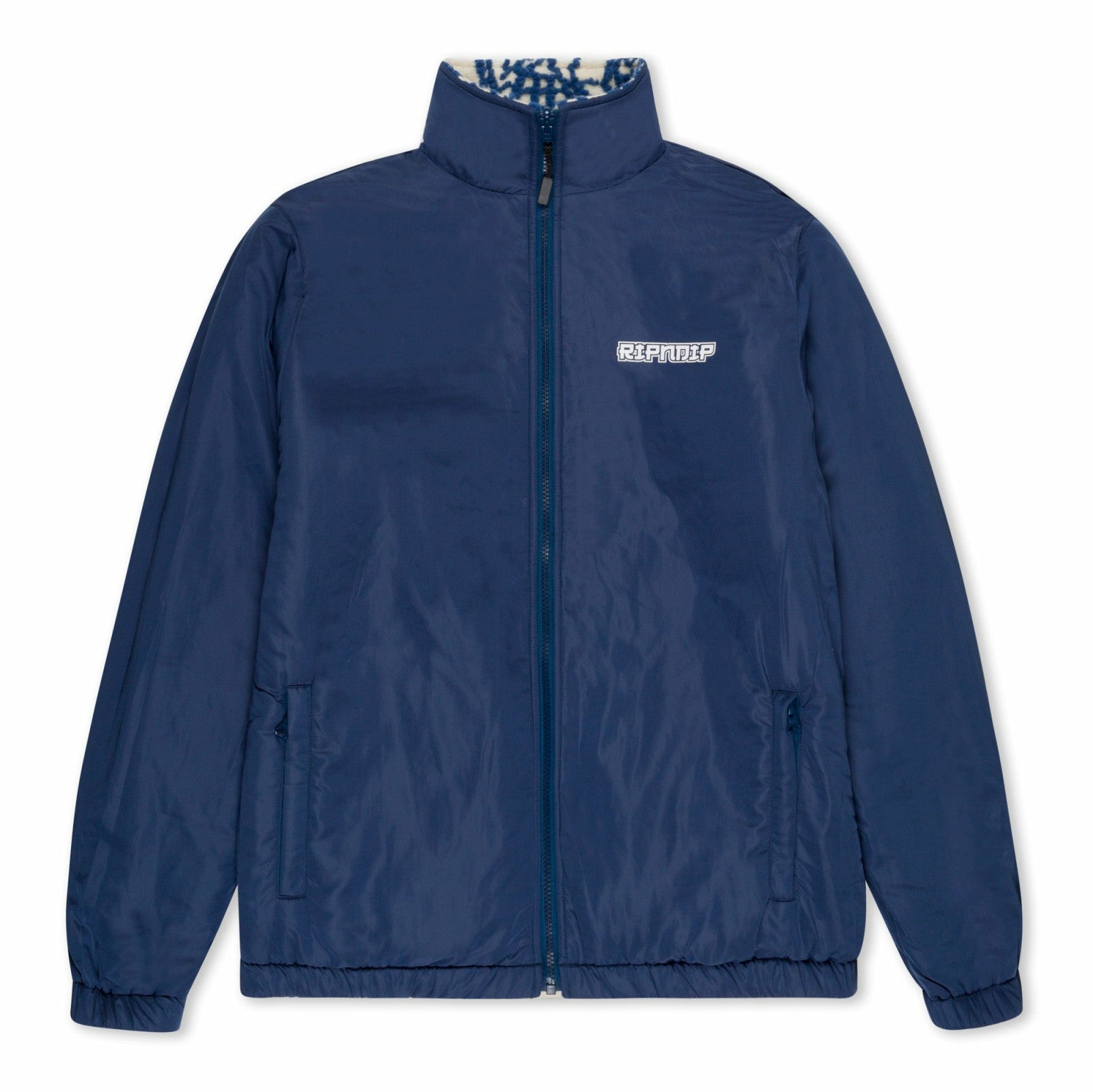 Haku Reversible Jacket (Off White/Navy) - Ripndip