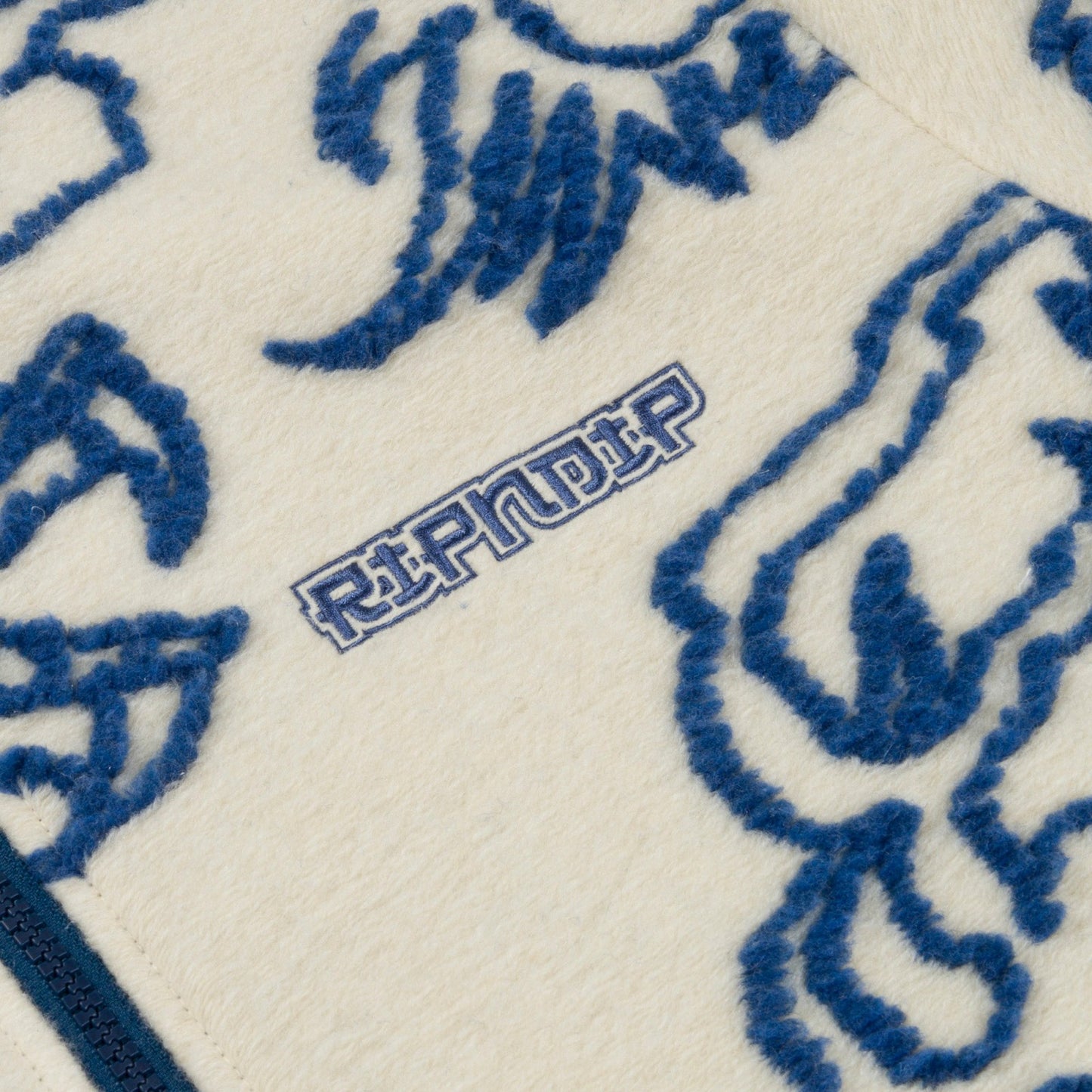Haku Reversible Jacket (Off White/Navy) - Ripndip