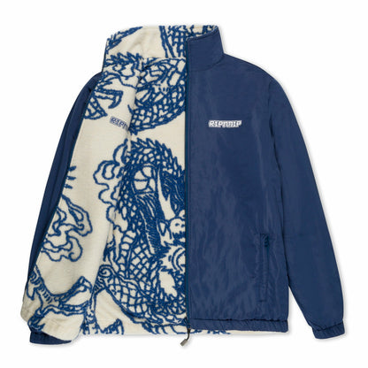 Haku Reversible Jacket (Off White/Navy) - Ripndip