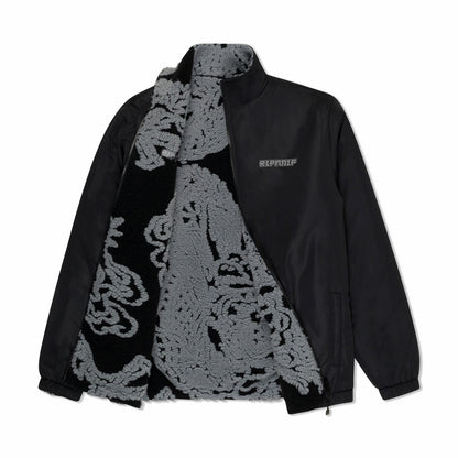 Haku Reversible Jacket (Black / Charcoal) - Ripndip