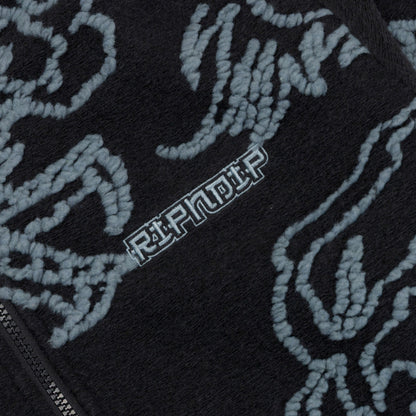Haku Reversible Jacket (Black / Charcoal) - Ripndip