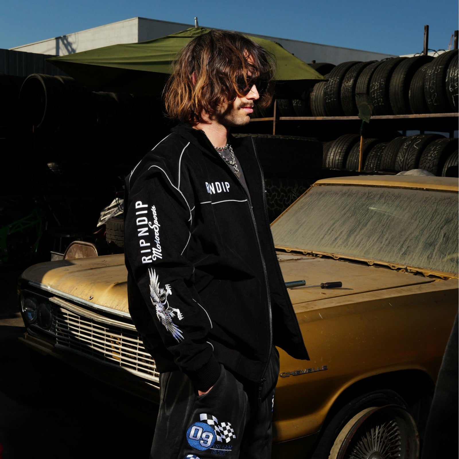 RND Motorsports Jacket (Black) - Ripndip