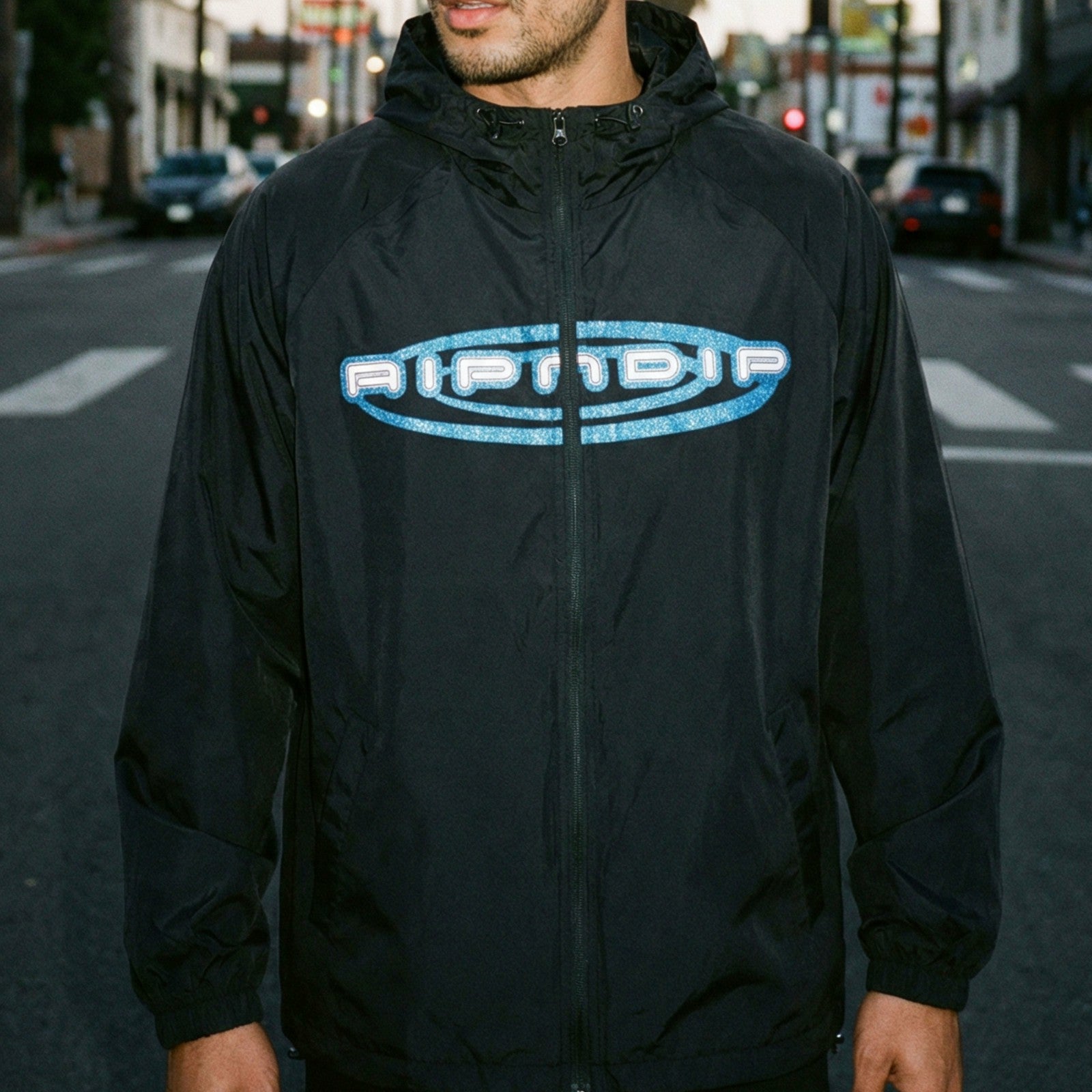 Otis Zip Up Hooded Jacket (Black) - Ripndip