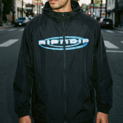 Otis Zip Up Hooded Jacket (Black) - Ripndip