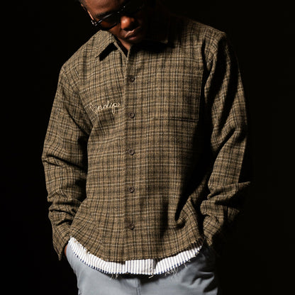 Where The Flowers Bloom Flannel Jacket (Olive) - Ripndip