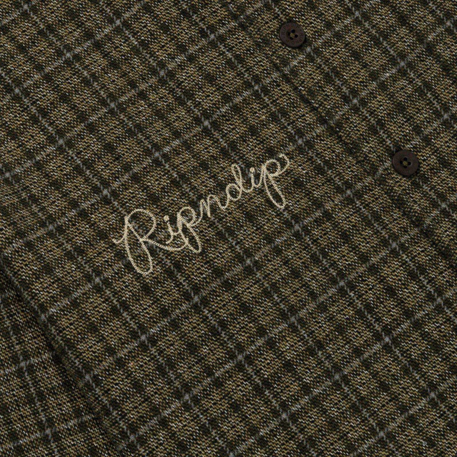 Where The Flowers Bloom Flannel Jacket (Olive) - Ripndip