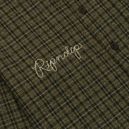 Where The Flowers Bloom Flannel Jacket (Olive) - Ripndip
