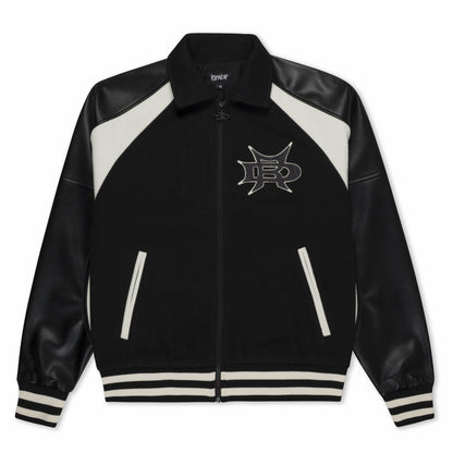 Luther Leather Jacket (Black / Sand) - Ripndip
