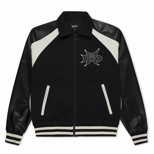 Luther Leather Jacket (Black / Sand) - Ripndip