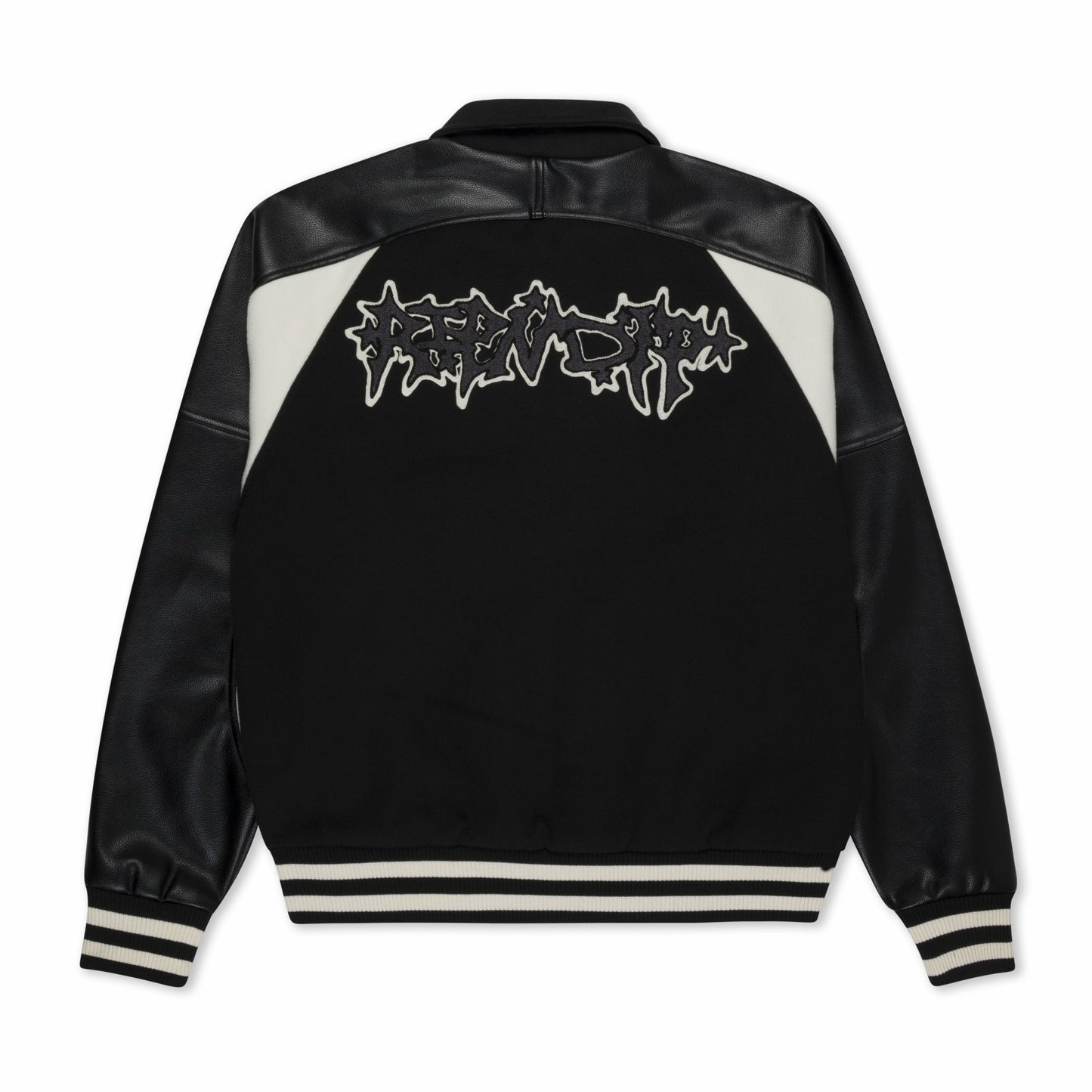 Luther Leather Jacket (Black / Sand) - Ripndip