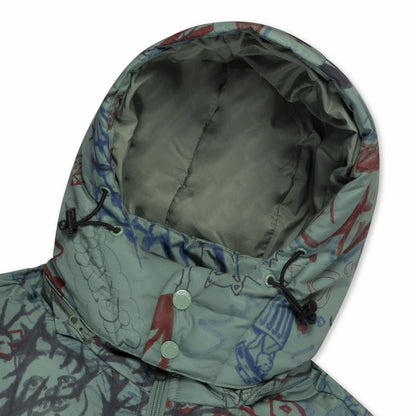 Marker Puffer Jacket (Olive) - Ripndip