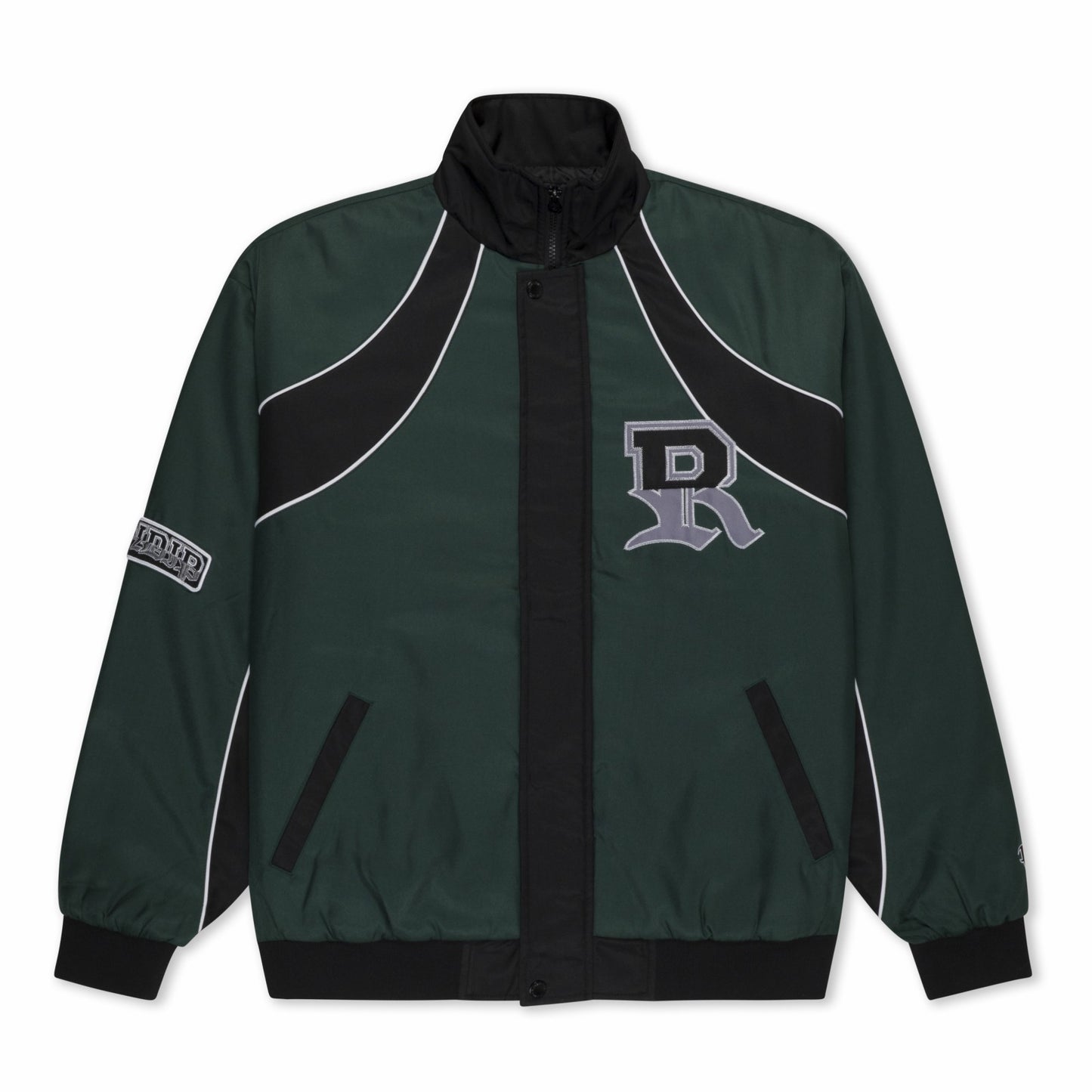 RIPNDIP Athletics Race Jacket (Hunter Green / Black) - Ripndip