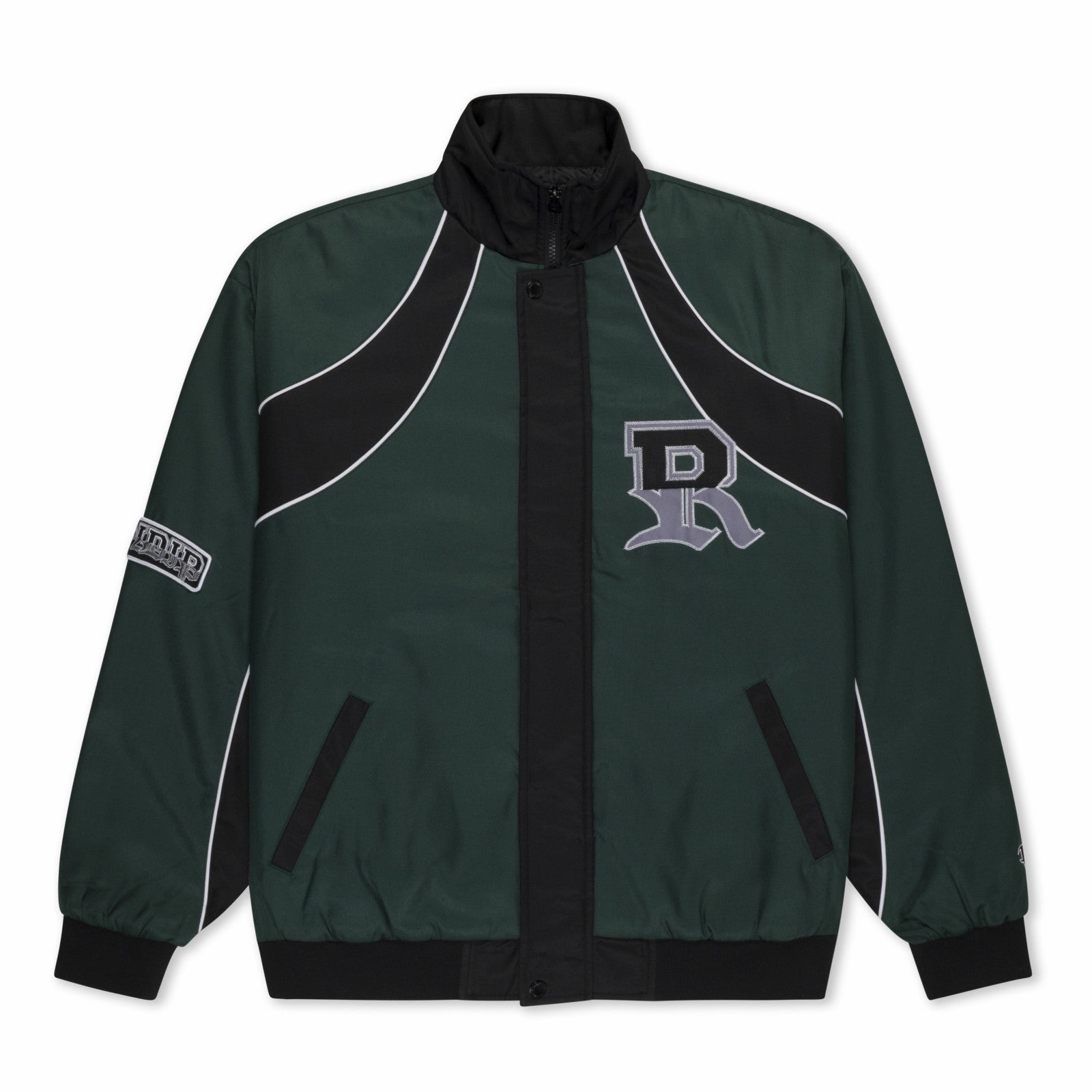 RIPNDIP Athletics Race Jacket (Hunter Green / Black) - Ripndip
