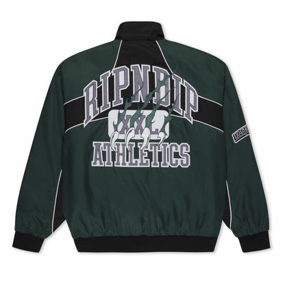 RIPNDIP Athletics Race Jacket (Hunter Green / Black) - Ripndip