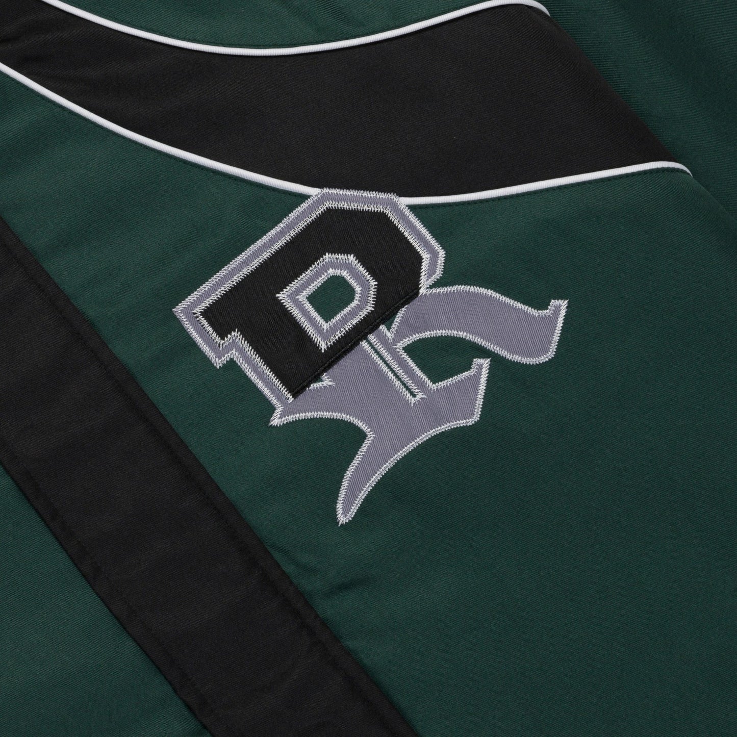 RIPNDIP Athletics Race Jacket (Hunter Green / Black) - Ripndip