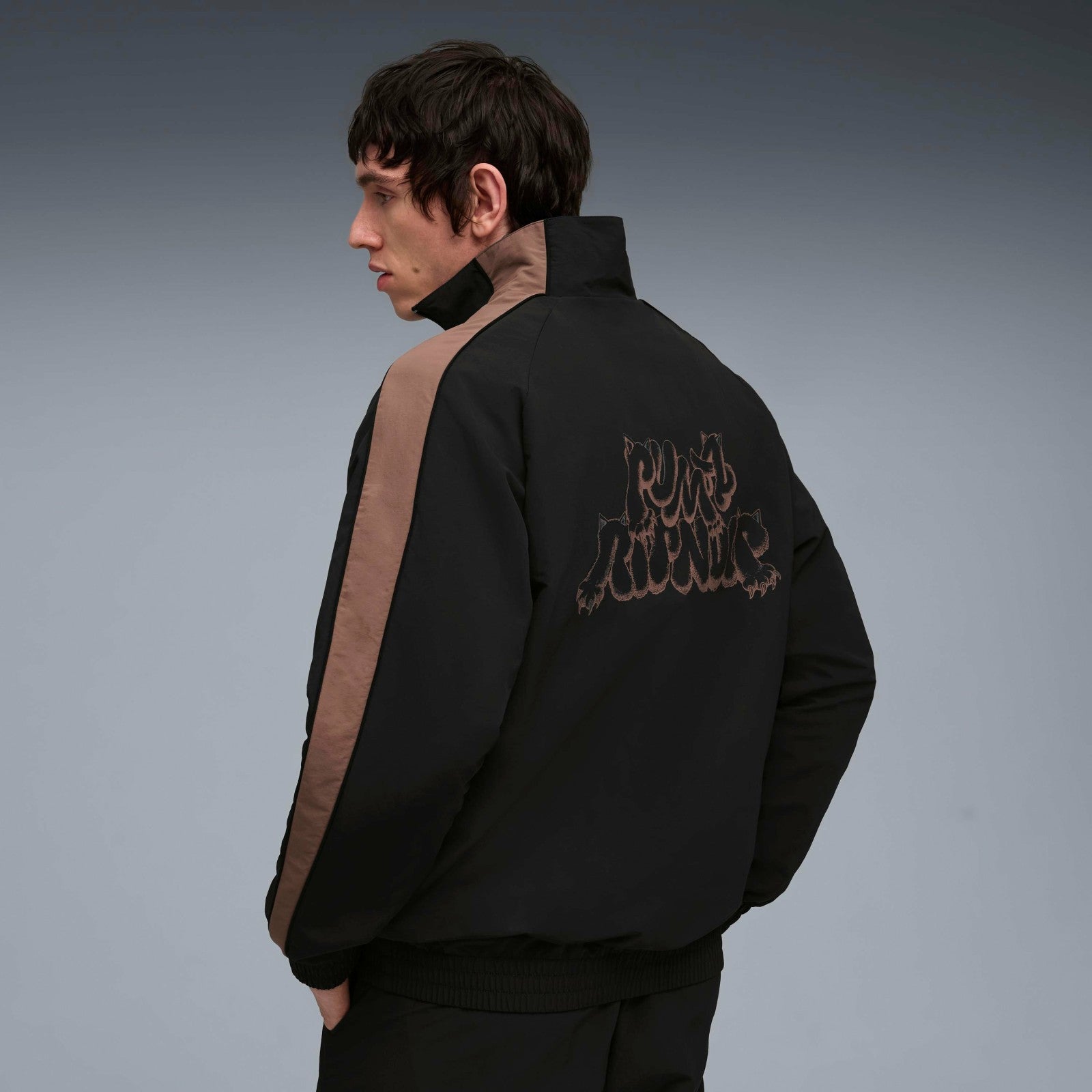 PUMA X RIPNDIP T7 Oversized Track Jacket (Puma Black) - Ripndip