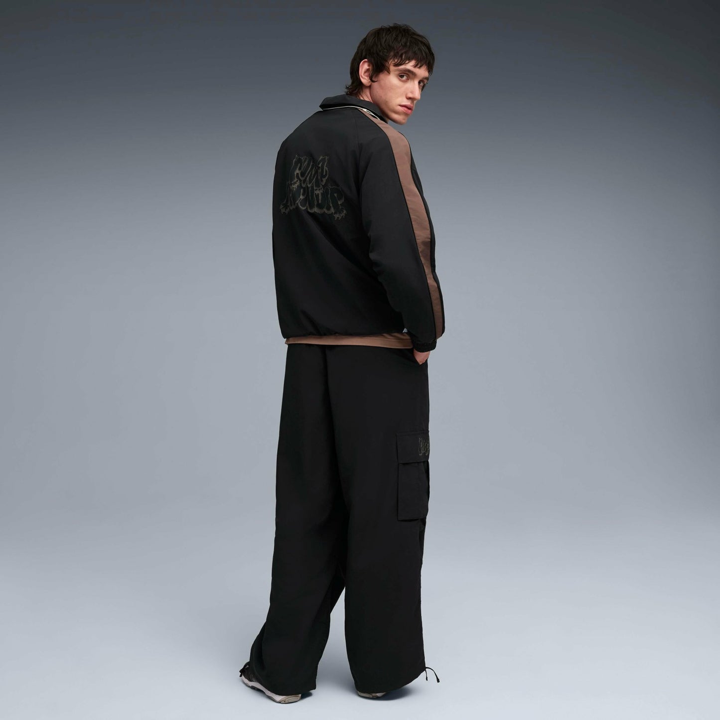 PUMA X RIPNDIP T7 Oversized Track Jacket (Puma Black) - Ripndip