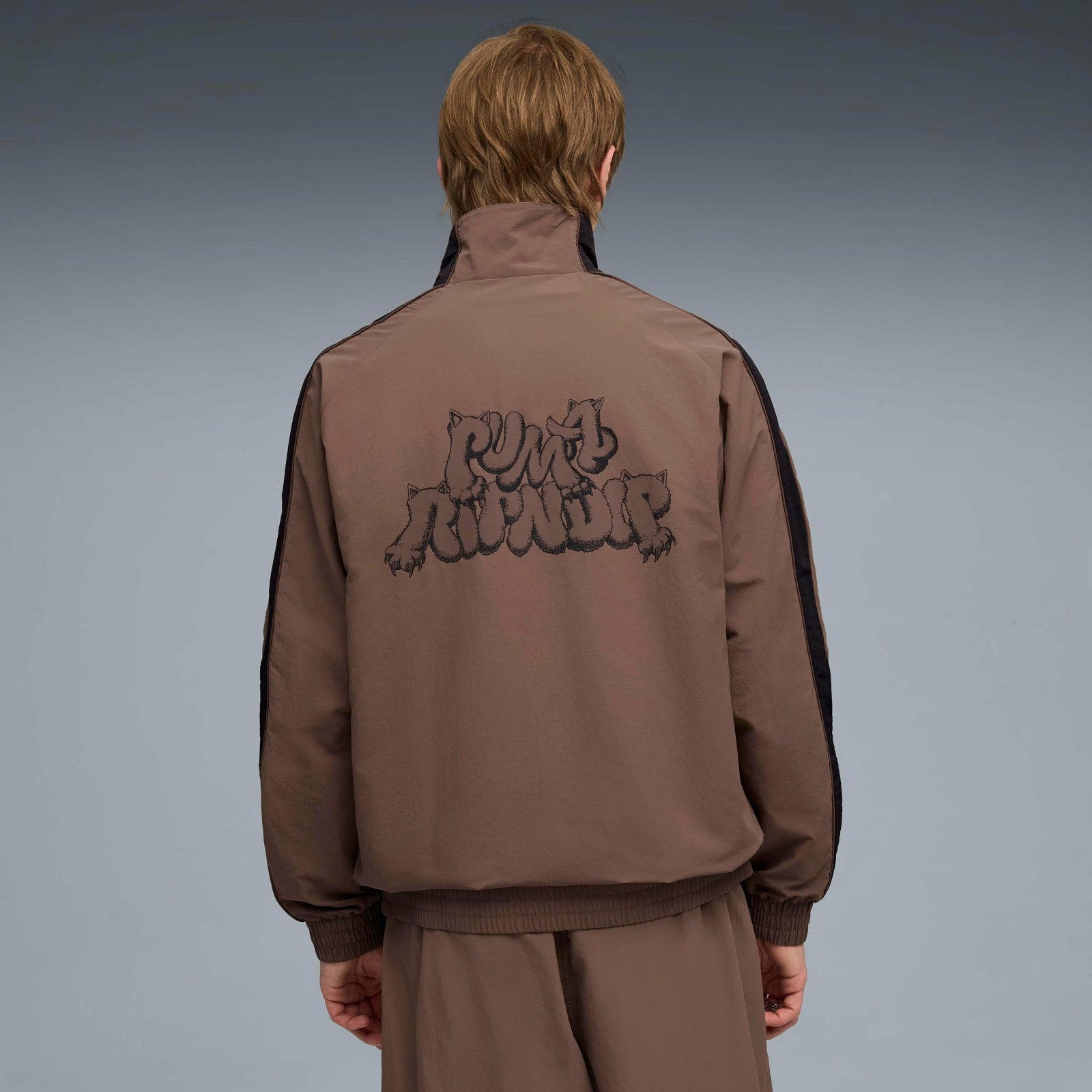 PUMA X RIPNDIP T7 Oversized Track Jacket (Flat Bronze) - Ripndip