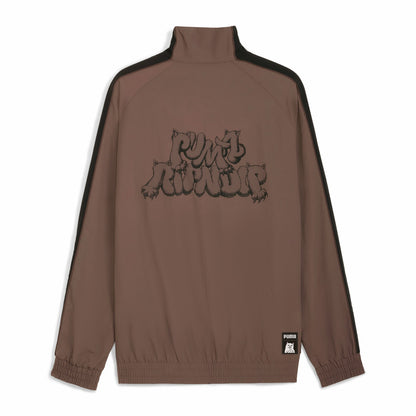 PUMA X RIPNDIP T7 Oversized Track Jacket (Flat Bronze) - Ripndip