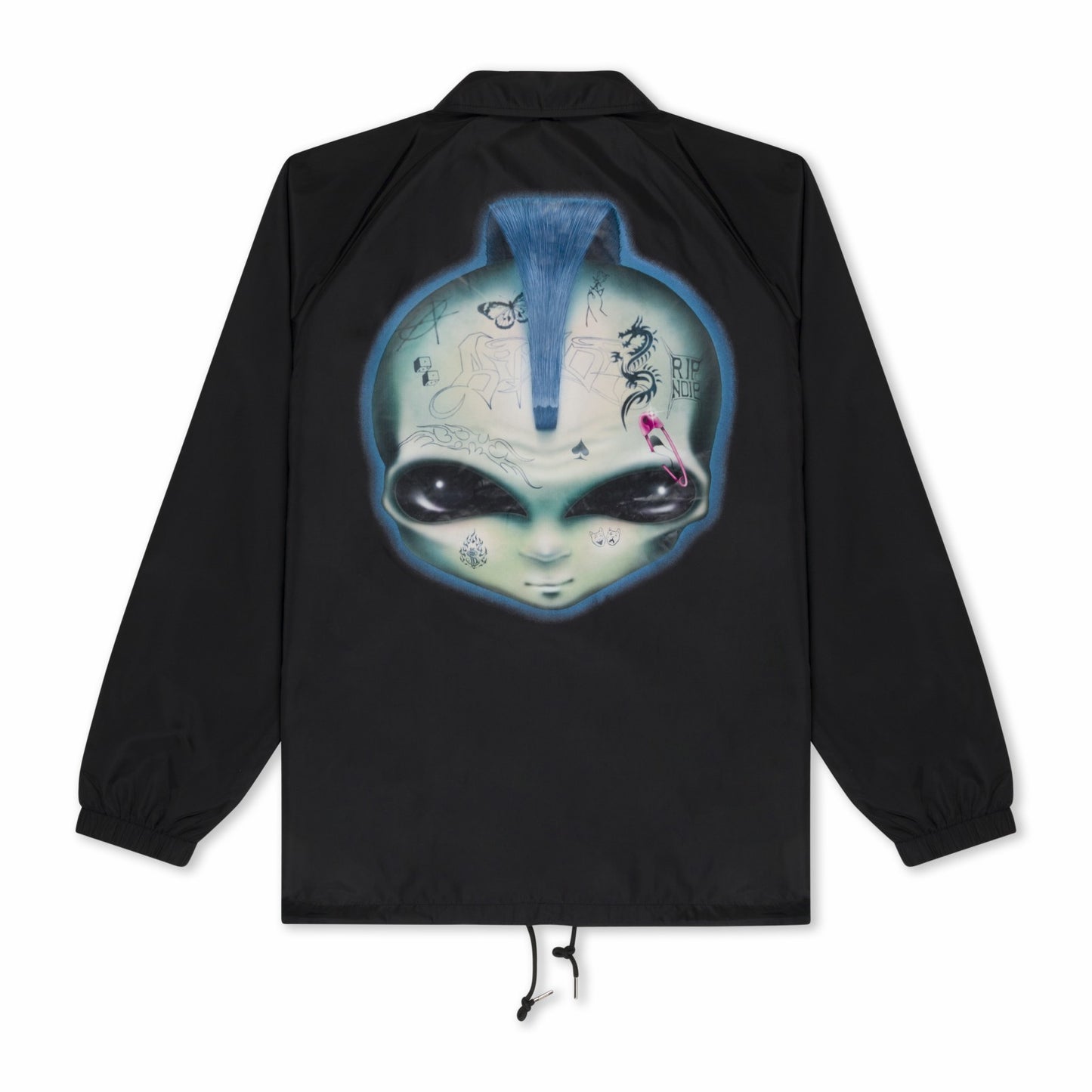 Squabble Up Coach Jacket (Black) - Ripndip