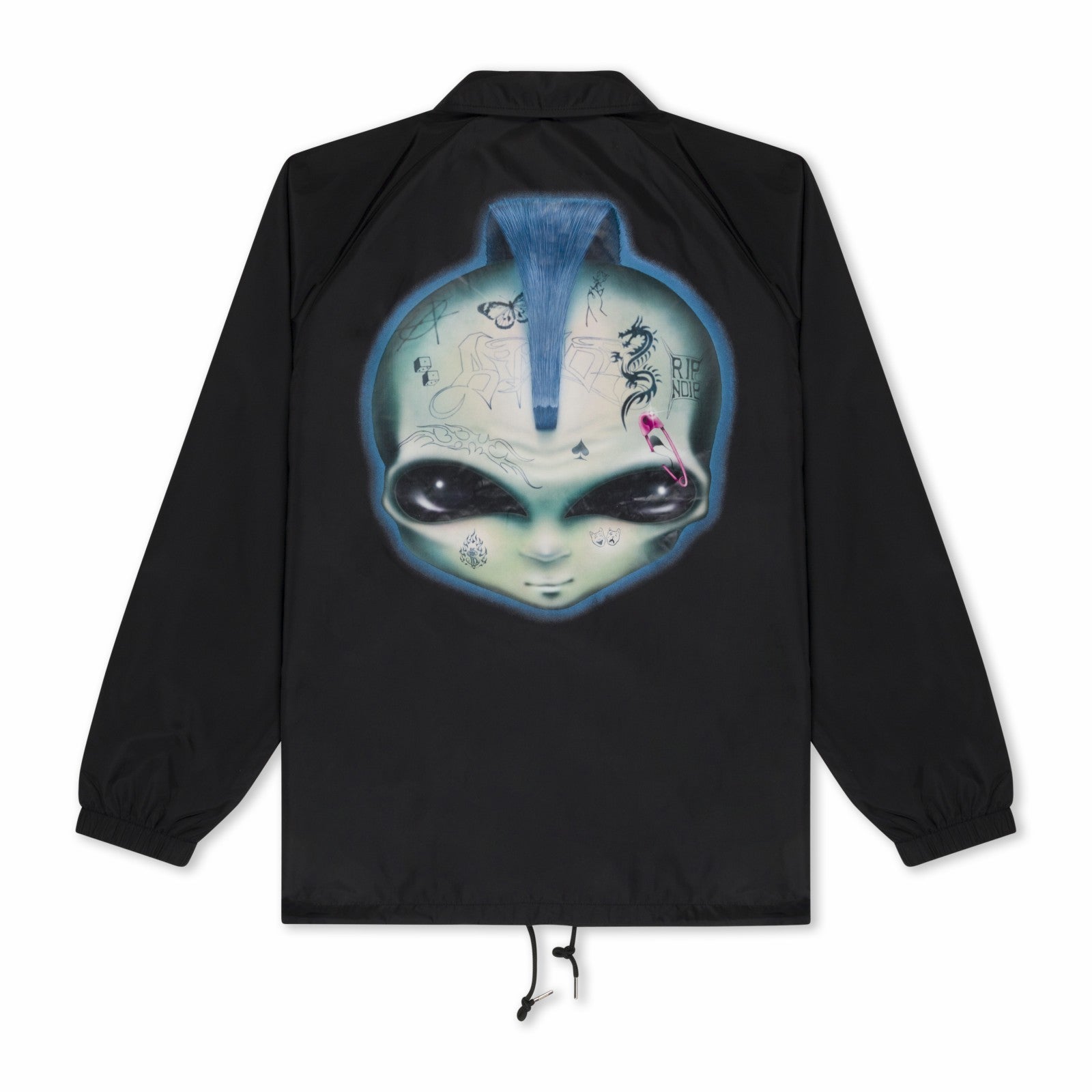 Squabble Up Coach Jacket (Black) - Ripndip