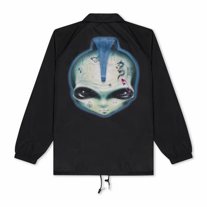 Squabble Up Coach Jacket (Black) - Ripndip